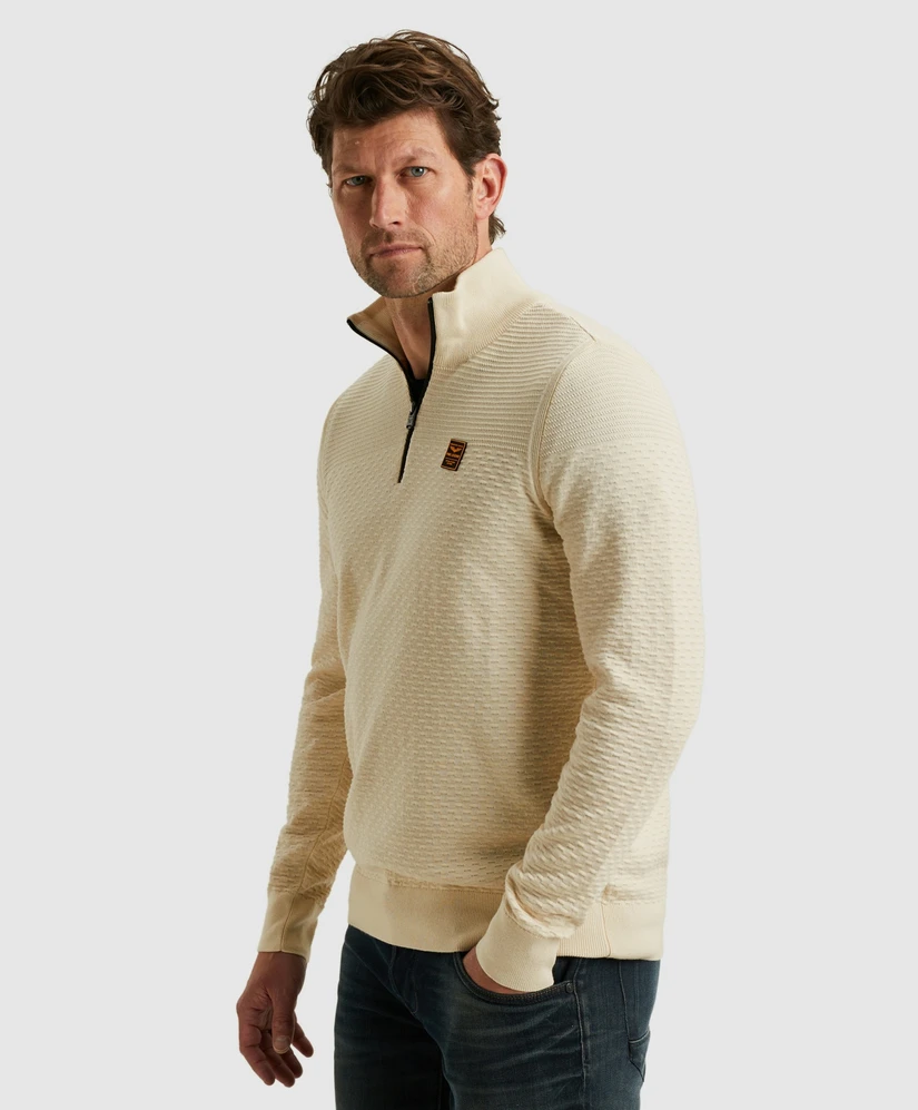 PME Legend Half Zip Trui Mouline