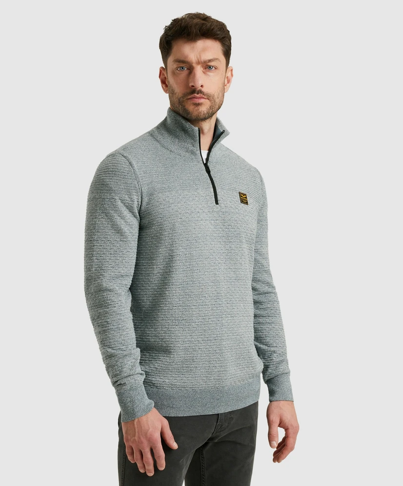 PME Legend Half Zip Trui Mouline