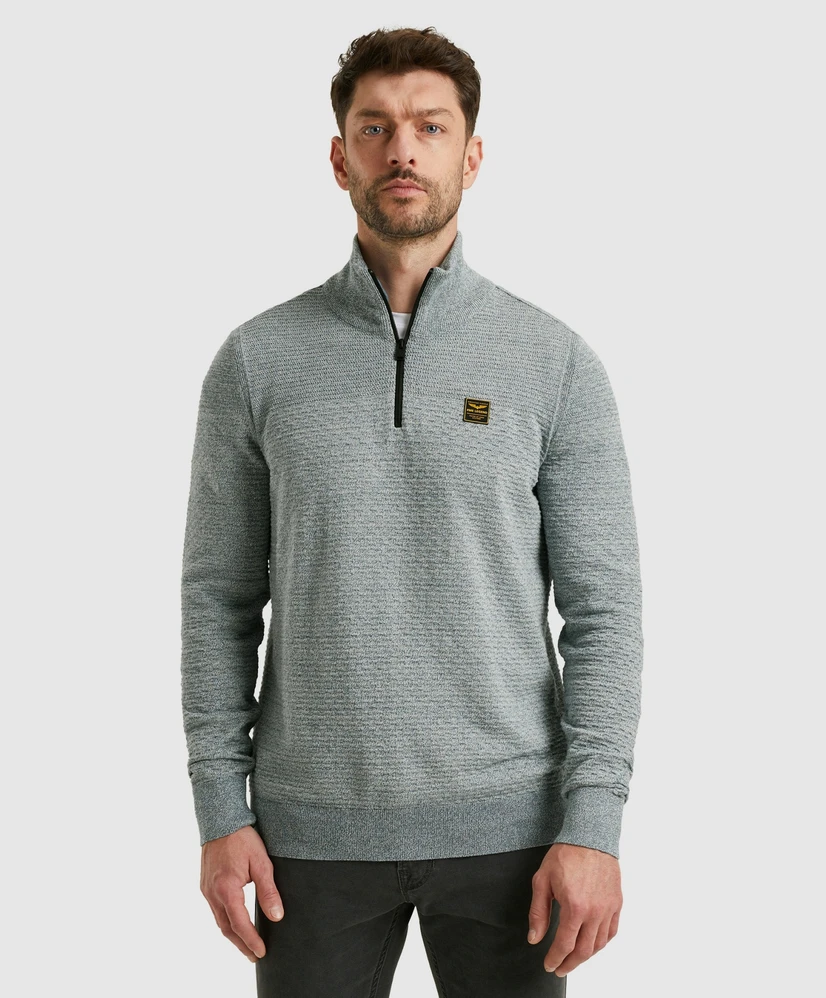 PME Legend Half Zip Trui Mouline
