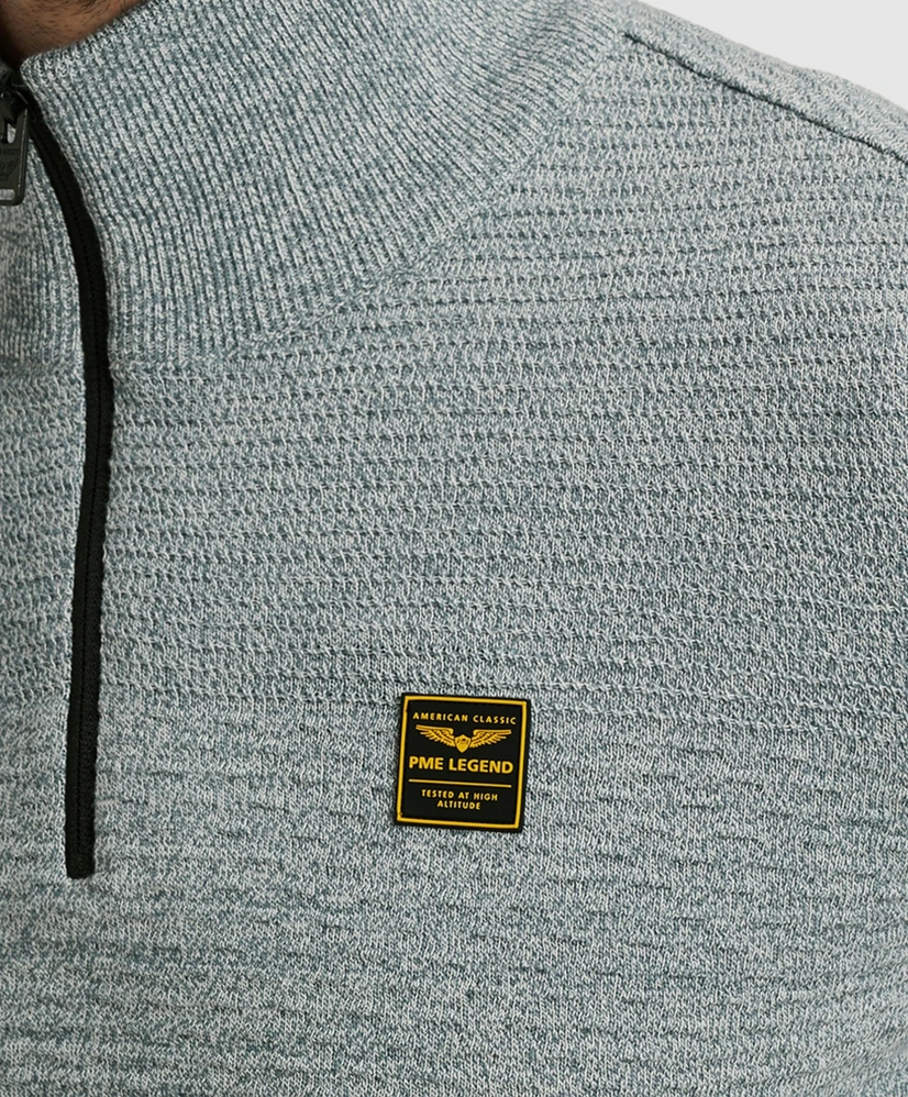 PME Legend Half Zip Trui Mouline