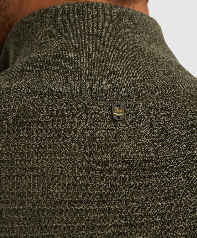 PME Legend Half Zip Trui Mouline