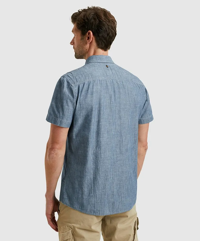 PME Legend Overhemd Chambray Regular Fit