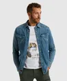 PME Legend Overhemd Denim Regular Fit