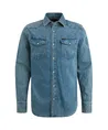 PME Legend Overhemd Denim Regular Fit