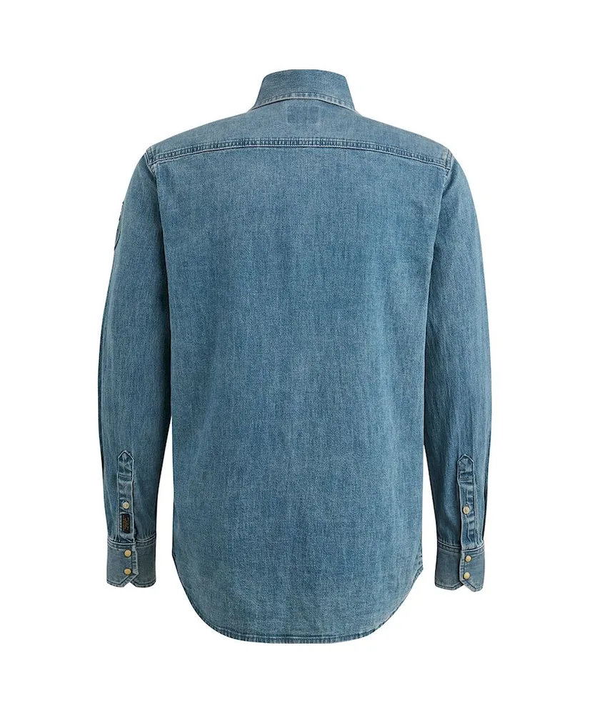 PME Legend Overhemd Denim Regular Fit
