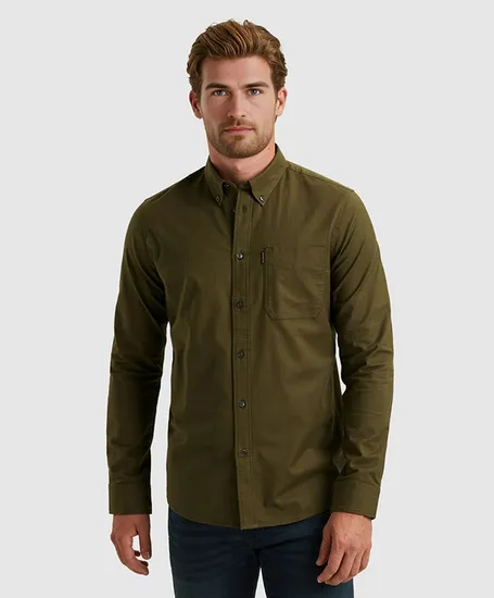 PME Legend Overhemd Effen Regular Fit