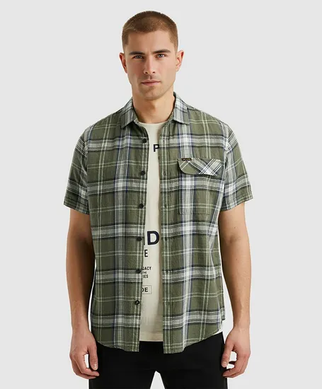 PME Legend Overhemd Geruit Regular Fit