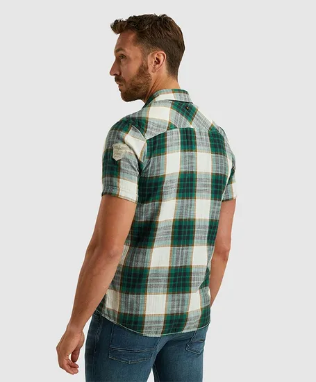 PME Legend Overhemd Geruit Regular Fit