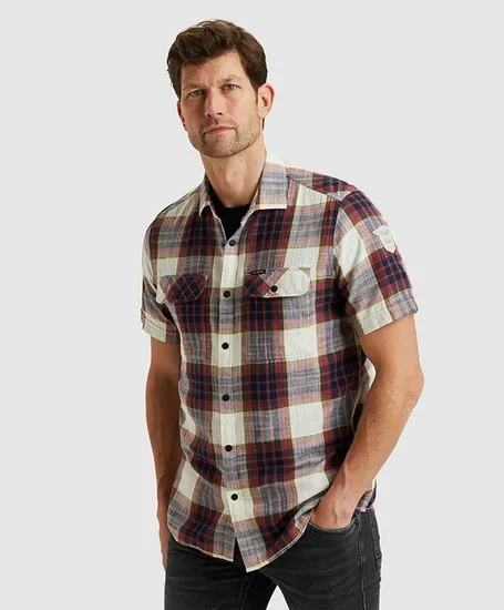 PME Legend Overhemd Geruit Regular Fit