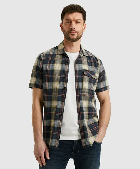 PME Legend Overhemd Geruit Regular Fit