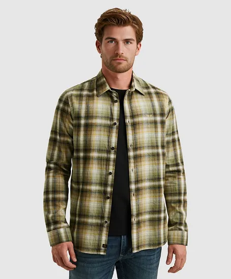PME Legend Overhemd Geruit Regular Fit