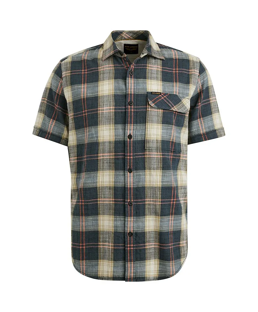 PME Legend Overhemd Geruit Regular Fit