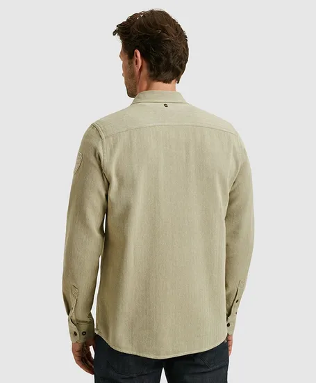 PME Legend Overhemd Herringbone Regular Fit