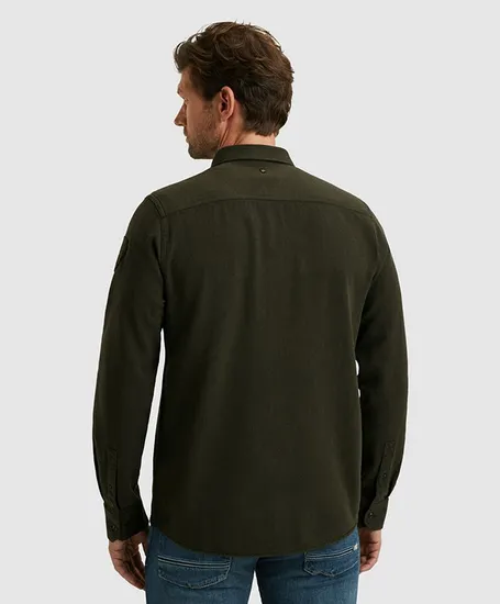PME Legend Overhemd Herringbone Regular Fit