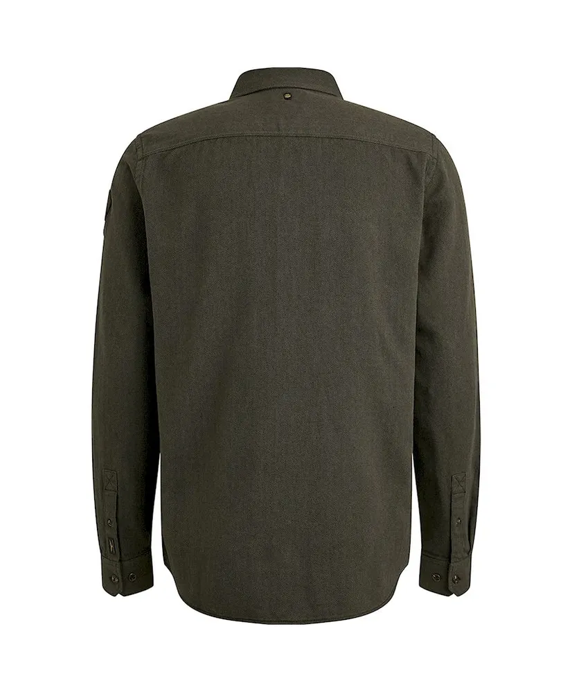 PME Legend Overhemd Herringbone Regular Fit