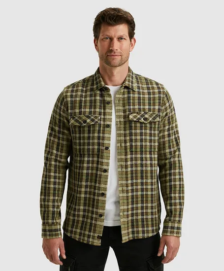 PME Legend Overshirt Herringbone