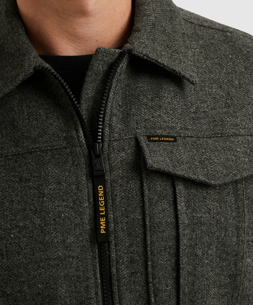 PME Legend Overshirt Herringbone