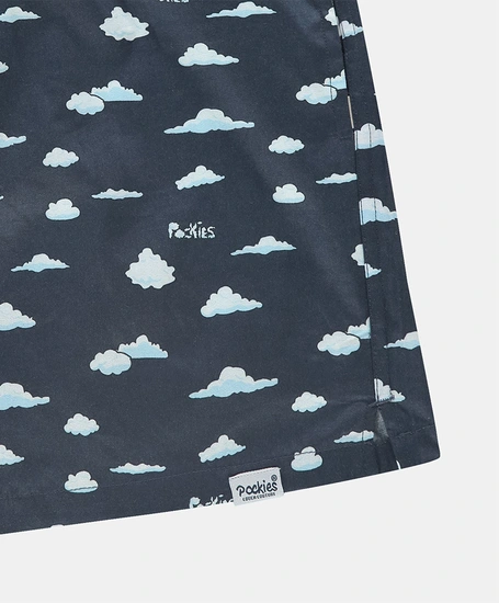 Pockies Boxershort Navy Clouds
