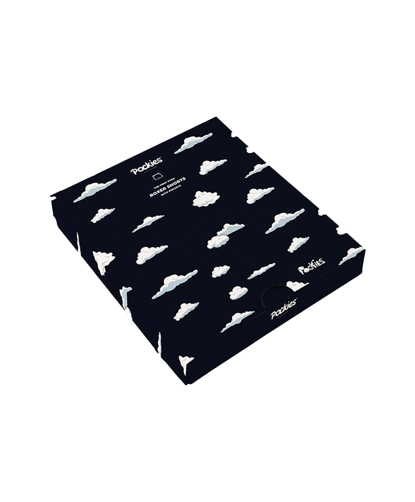 Pockies Boxershort Navy Clouds