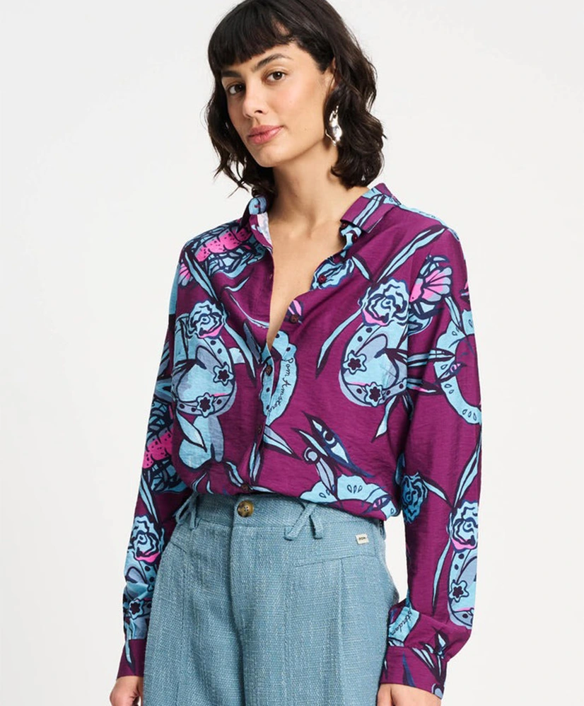 POM Amsterdam Blouse Mila Mystic Dinner