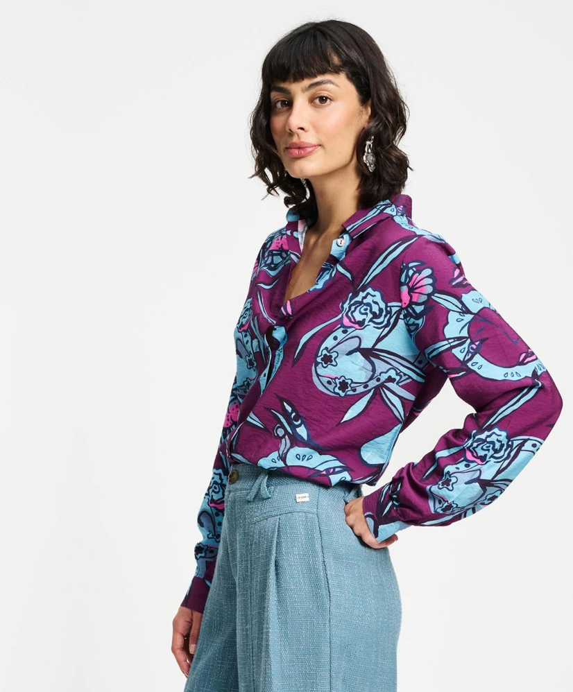POM Amsterdam Blouse Mila Mystic Dinner