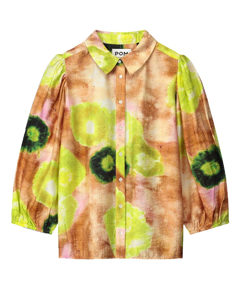 POM Amsterdam Blouse Summer Bliss Lime