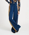 POM Amsterdam Broek Colourblock Nightfall Blue