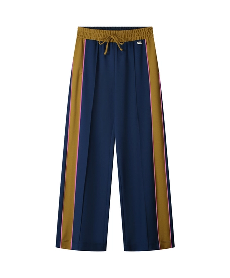POM Amsterdam Broek Colourblock Nightfall Blue