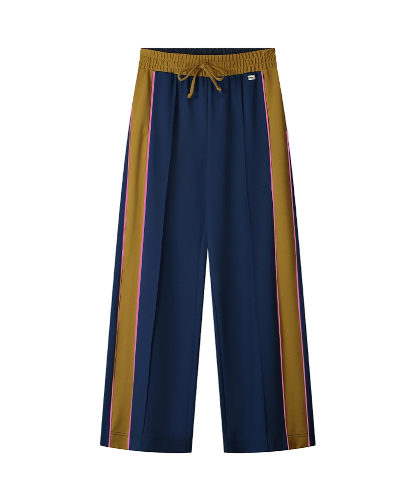 POM Amsterdam Broek Colourblock Nightfall Blue