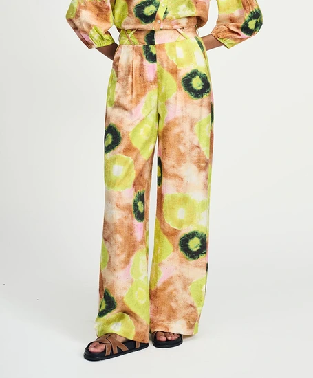 POM Amsterdam Broek Summer Bliss Lime