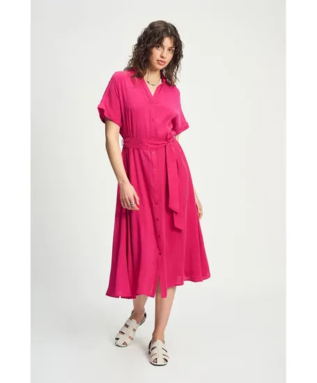 POM Amsterdam Midi Jurk Lynn