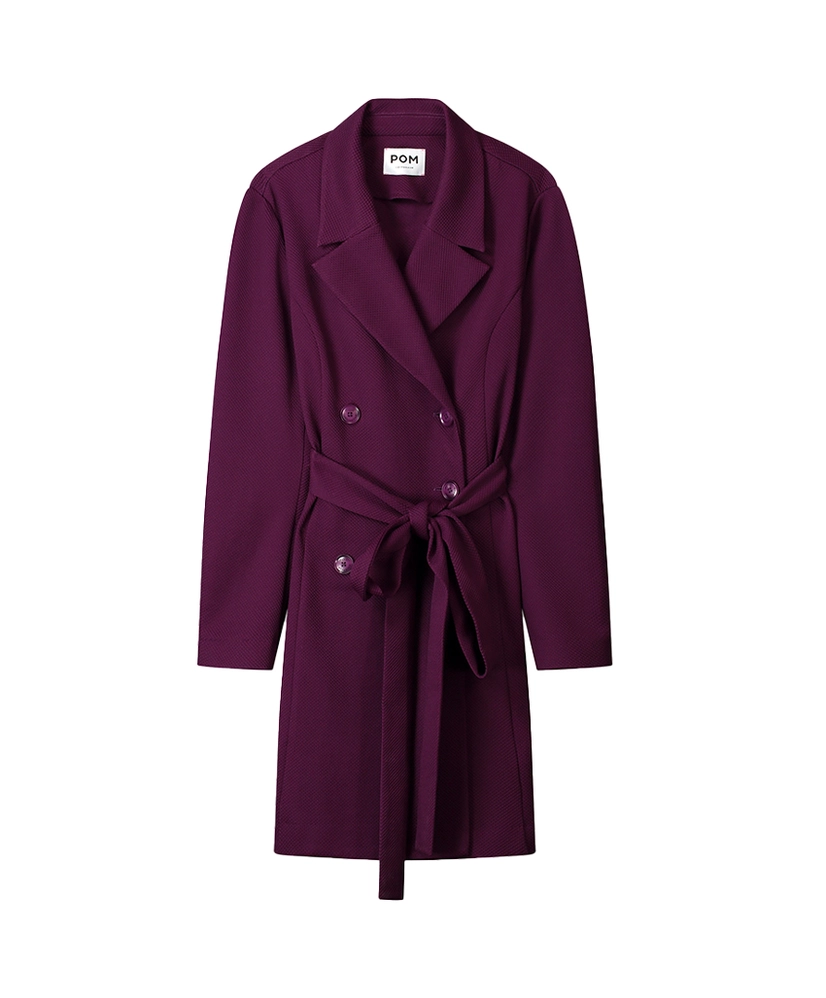 POM Amsterdam Mini Jurk Plum