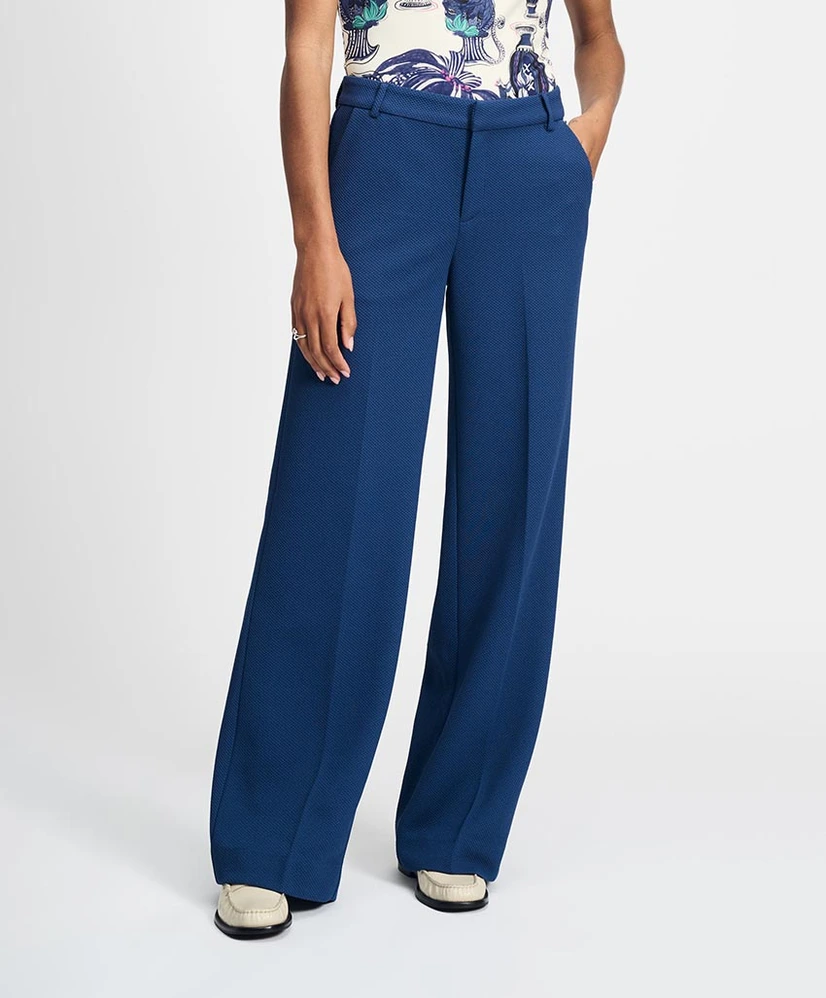 POM Amsterdam Pantalon Effen Wide Leg