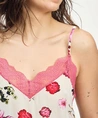 POM Amsterdam Top Singlet Cami Bouquet Cream