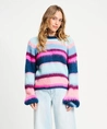 POM Amsterdam Trui Brushed Stripes