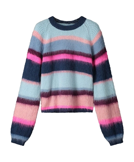 POM Amsterdam Trui Brushed Stripes