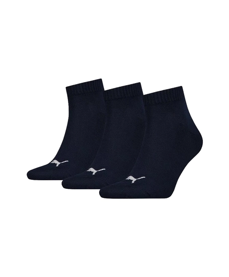 PUMA Sokken Quarter Plain 3-Pack