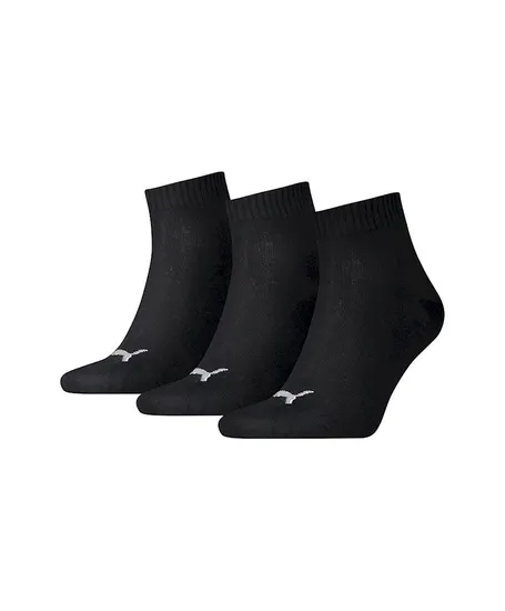 PUMA Sokken Quarter Plain 3-Pack