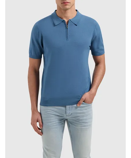 Pure Path Half Zip Polo Knitwear