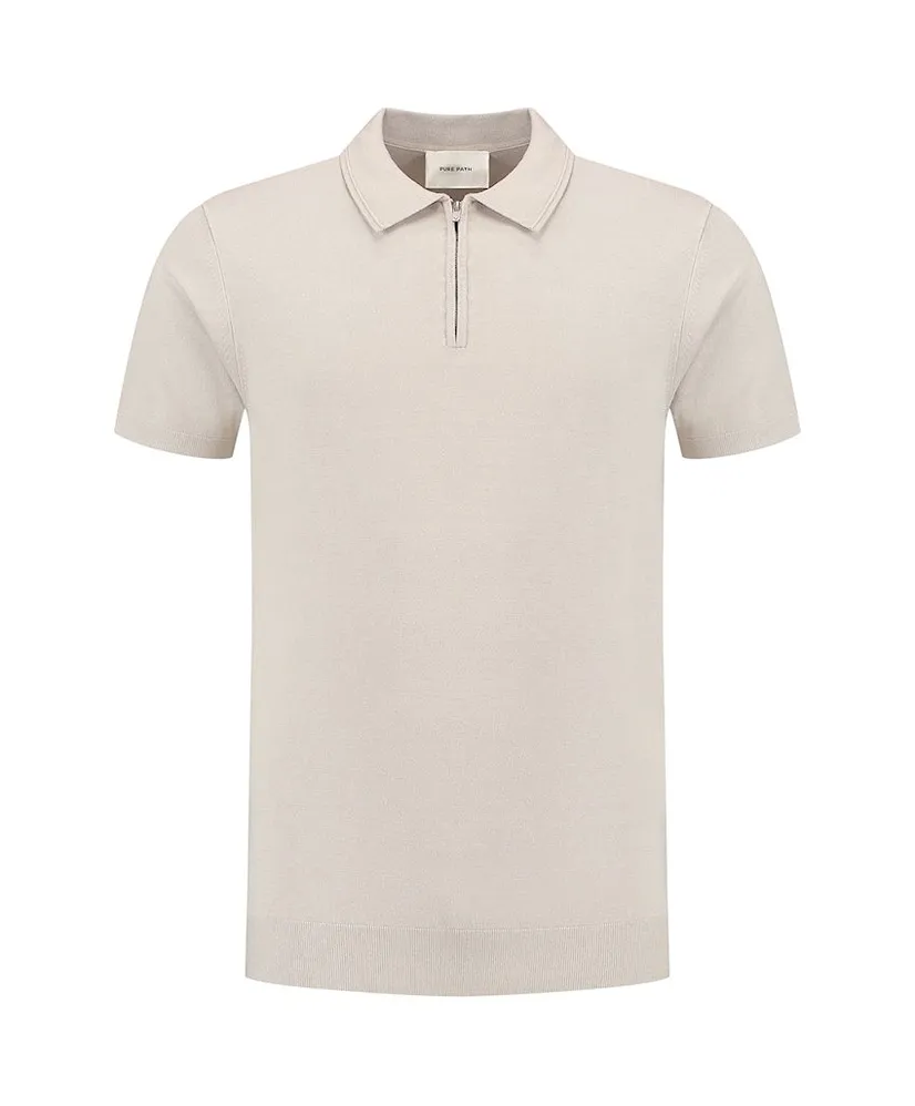 Pure Path Half Zip Polo Knitwear