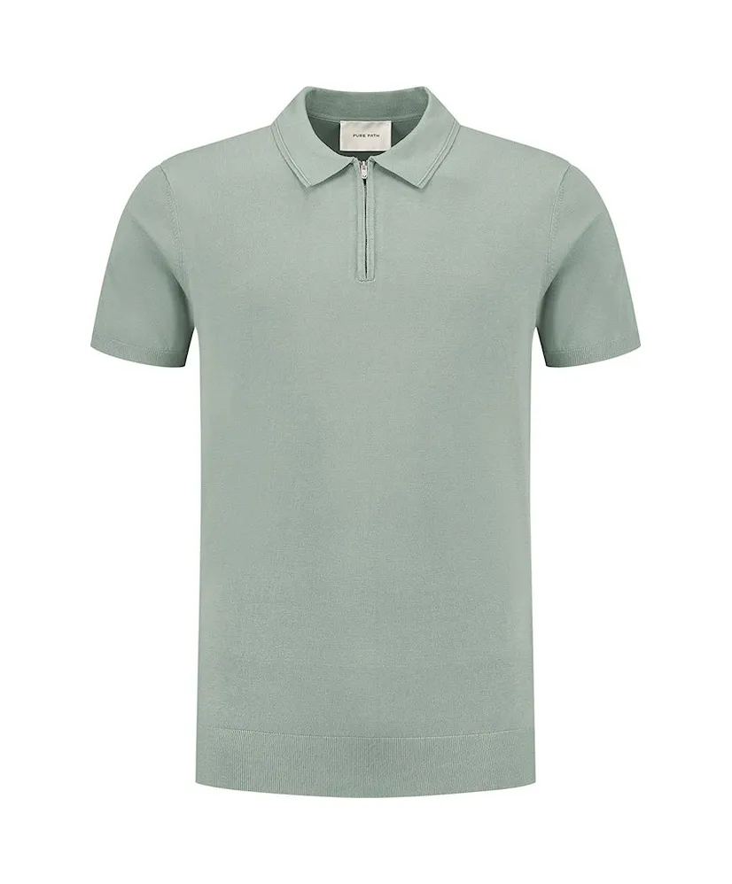 Pure Path Half Zip Polo Knitwear