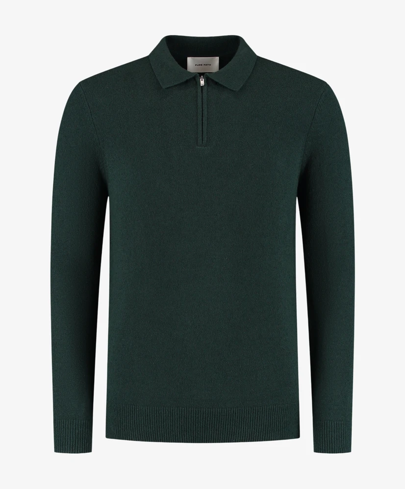 Pure Path Half Zip Trui Knit