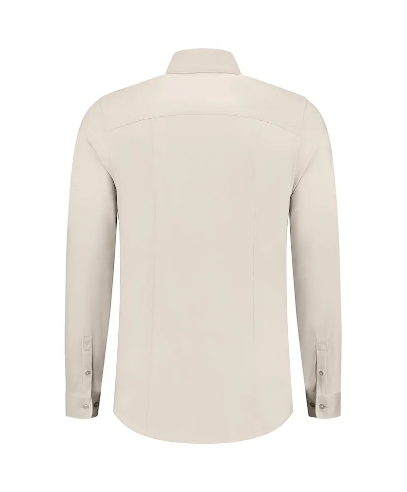 Pure Path Overhemd Essential Jersey Slim Fit