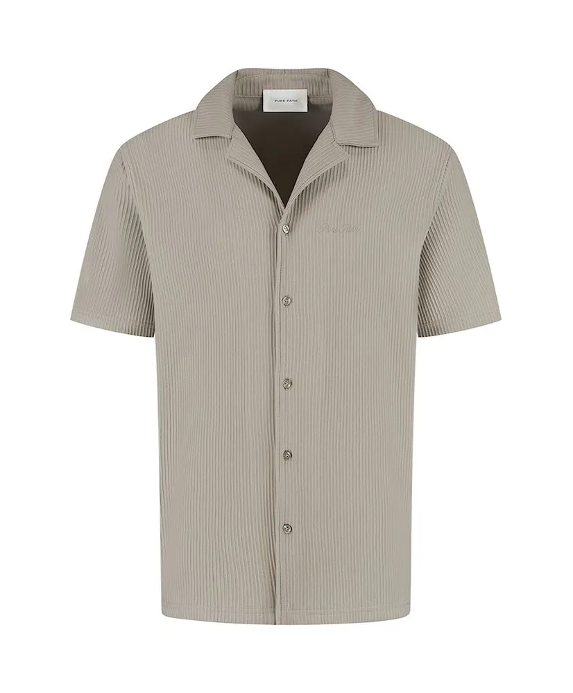 Pure Path Overhemd Gestreept Regular Fit