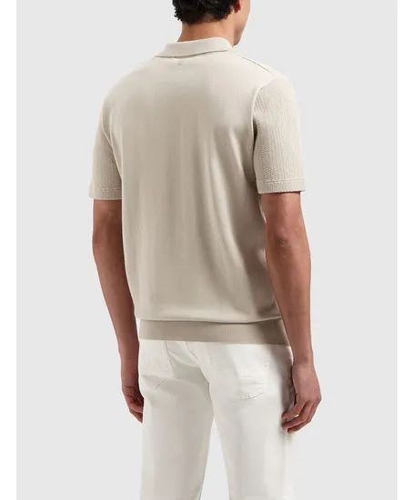 Pure Path Polo Braided Knitwear