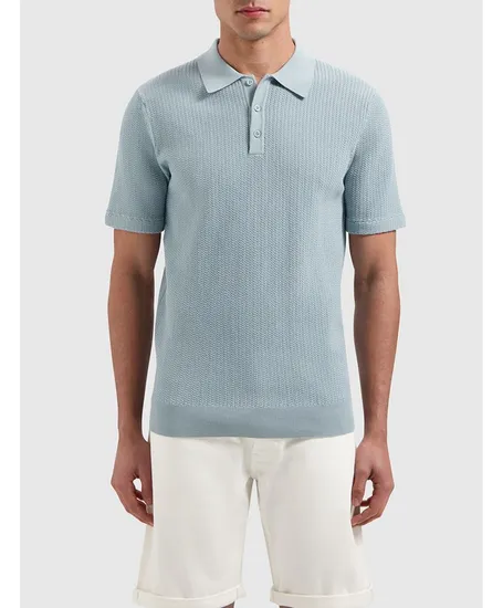 Pure Path Polo Braided Knitwear