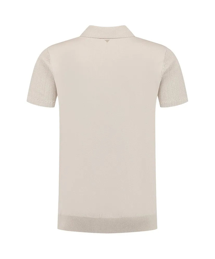 Pure Path Polo Braided Knitwear