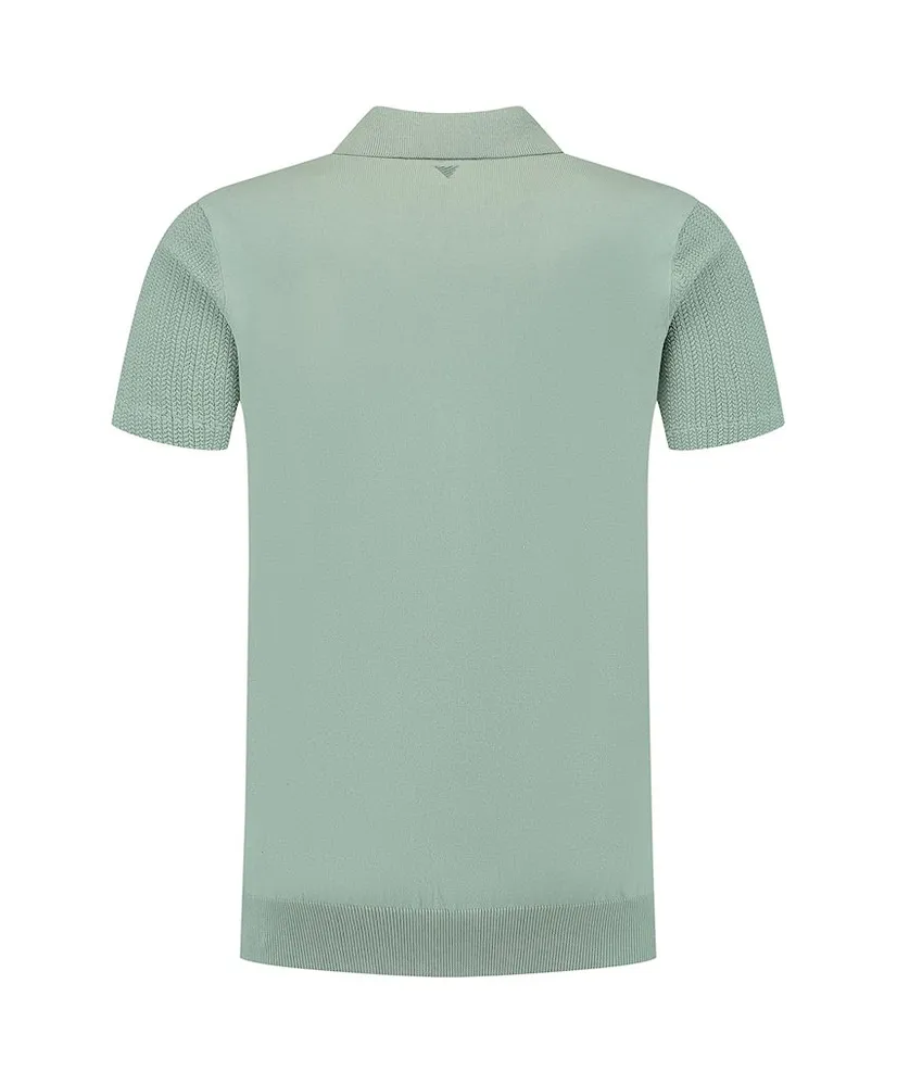 Pure Path Polo Braided Knitwear