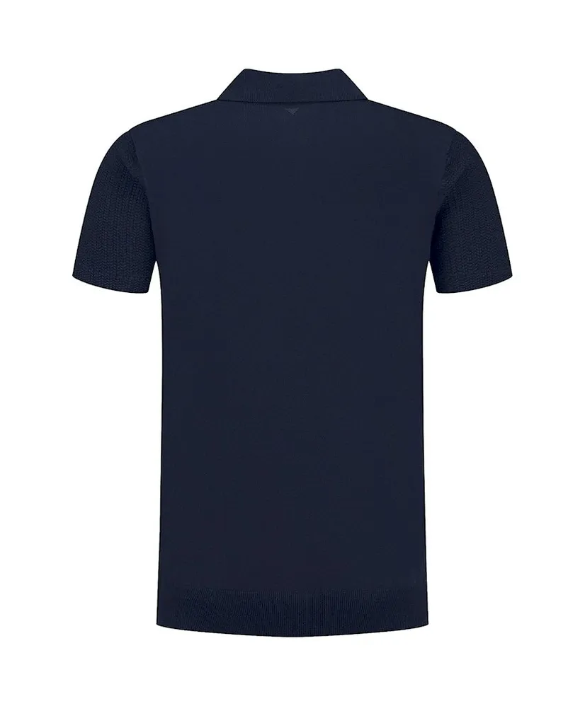 Pure Path Polo Braided Knitwear