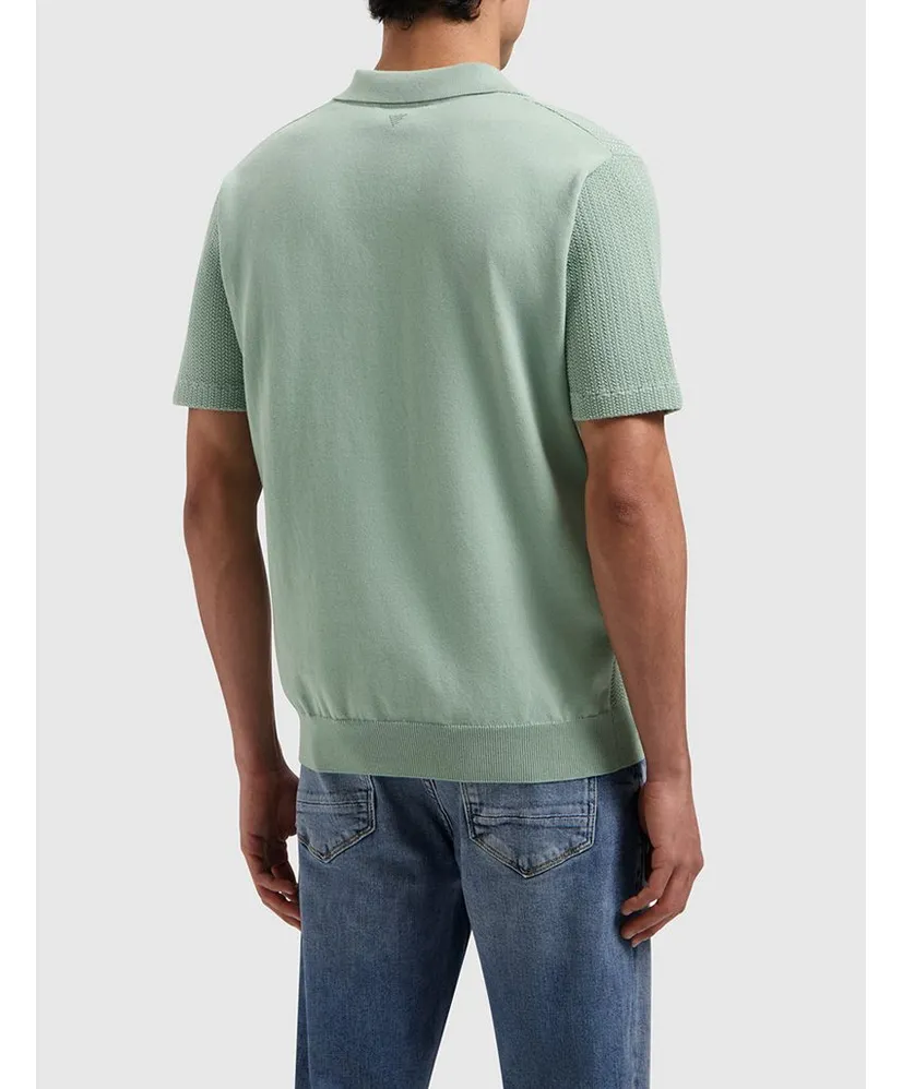 Pure Path Polo Braided Knitwear
